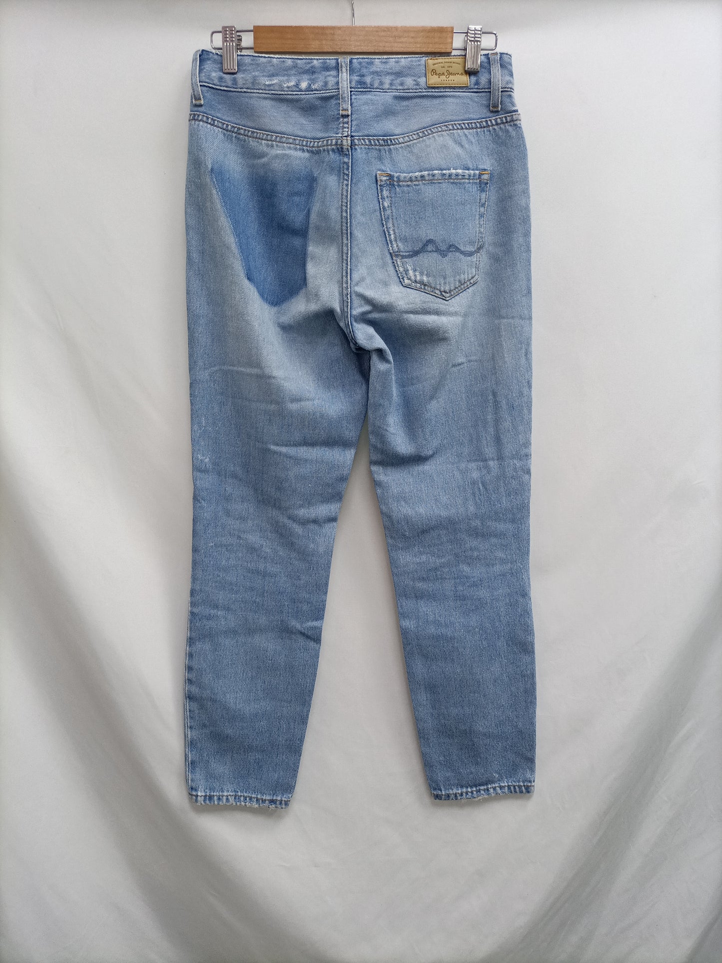 PEPE JEANS. Pantalón vaquero efecto desgastado T.36