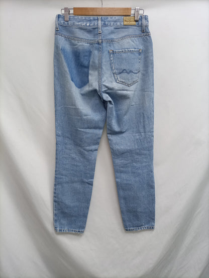 PEPE JEANS. Pantalón vaquero efecto desgastado T.36