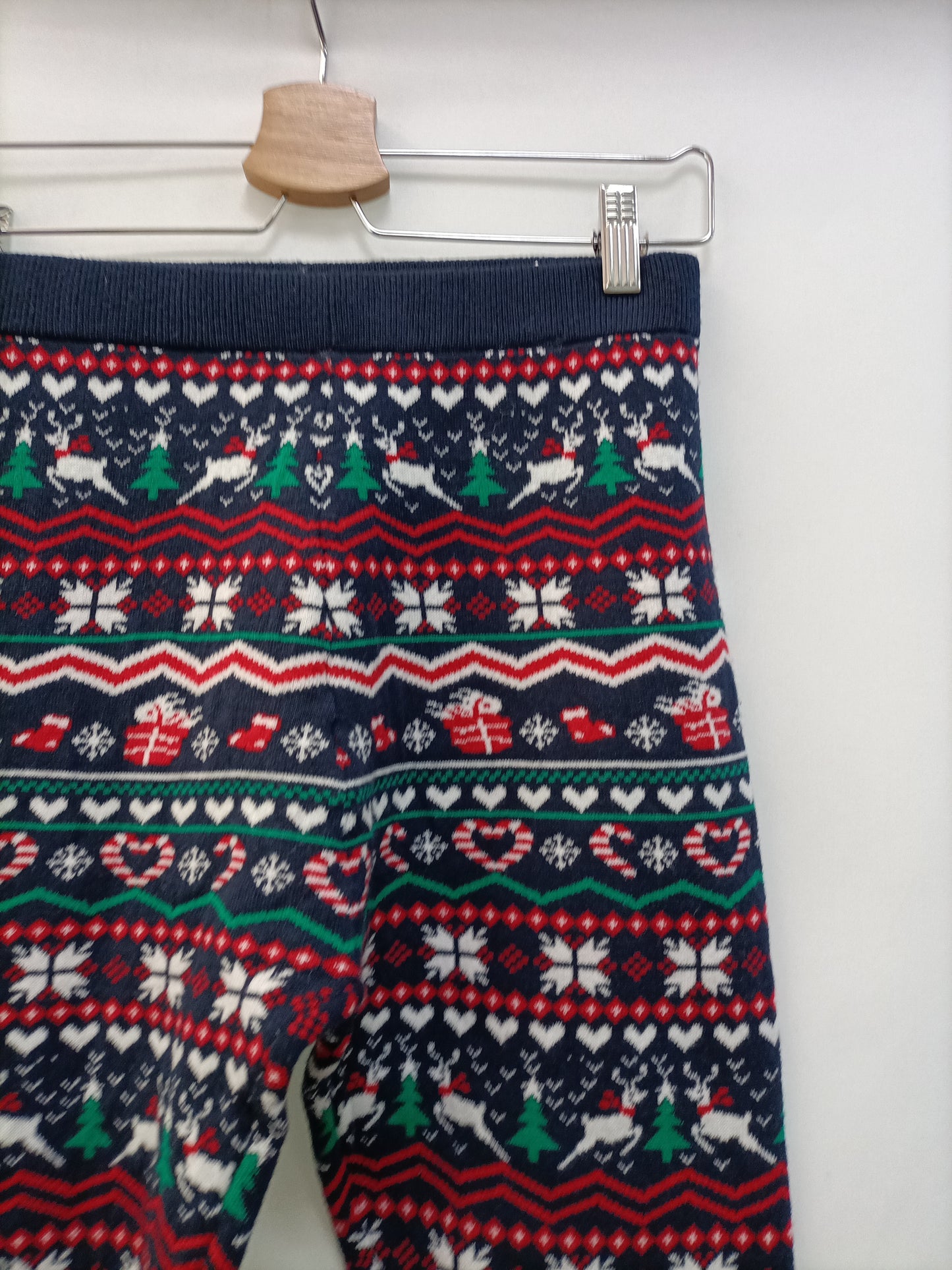 LEFTIES. Leggins punto navideño T.m