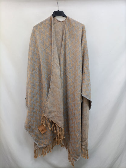 TEX ALPA. Poncho oversized lana