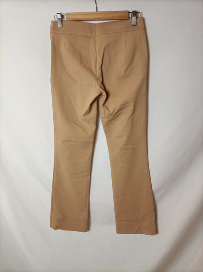 MAJE. Pantalón beige acampanado T.u(xs)