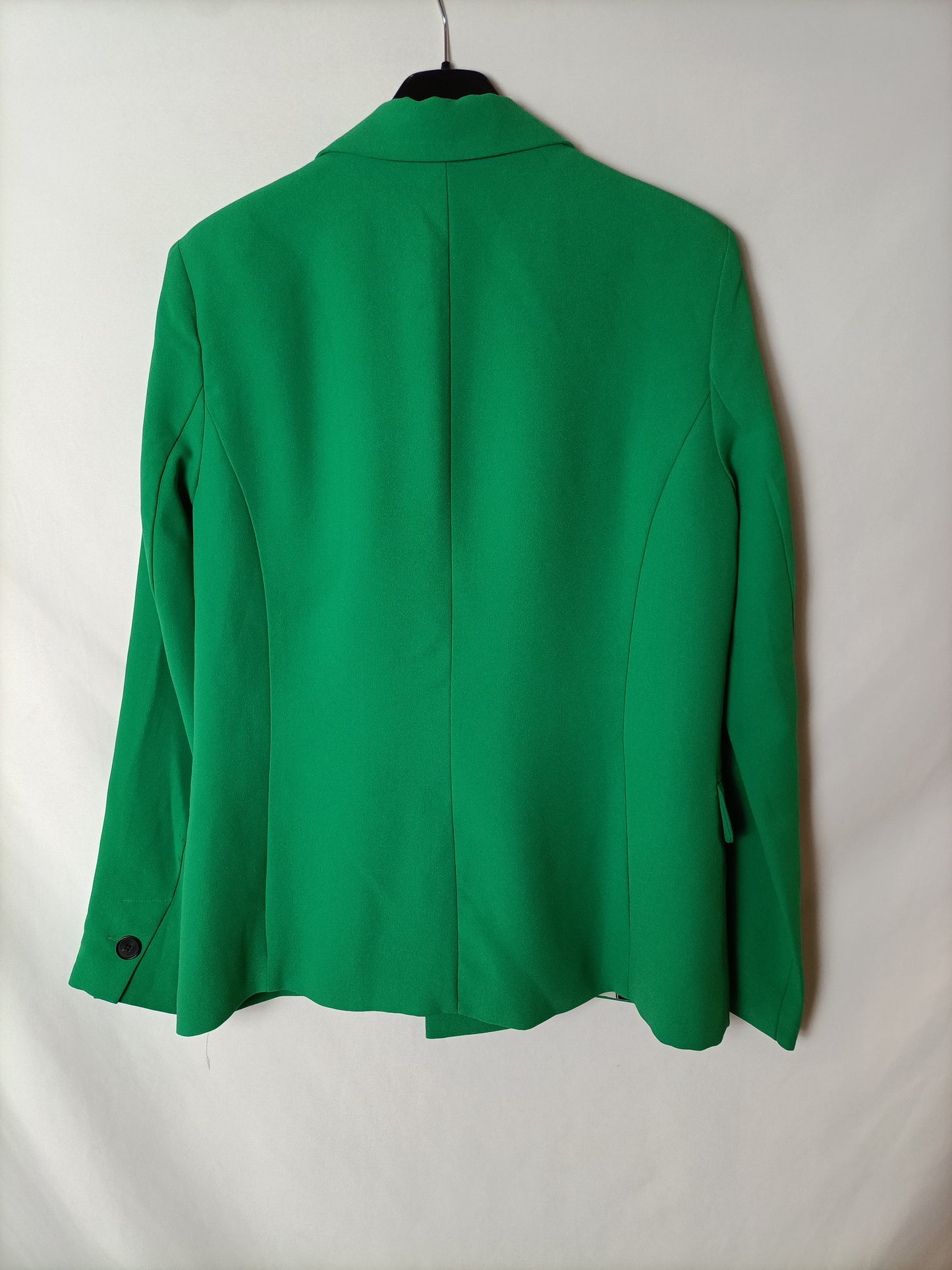 AMERICANO. Blazer verde cruzada T.m