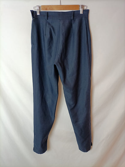 CIRCULO.Pantalón fluido azul T.42