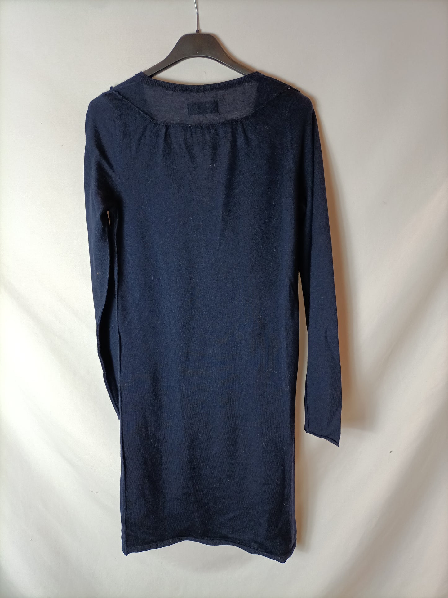 ZADIG&VOLTAIRE. Vestido azul botones T.s