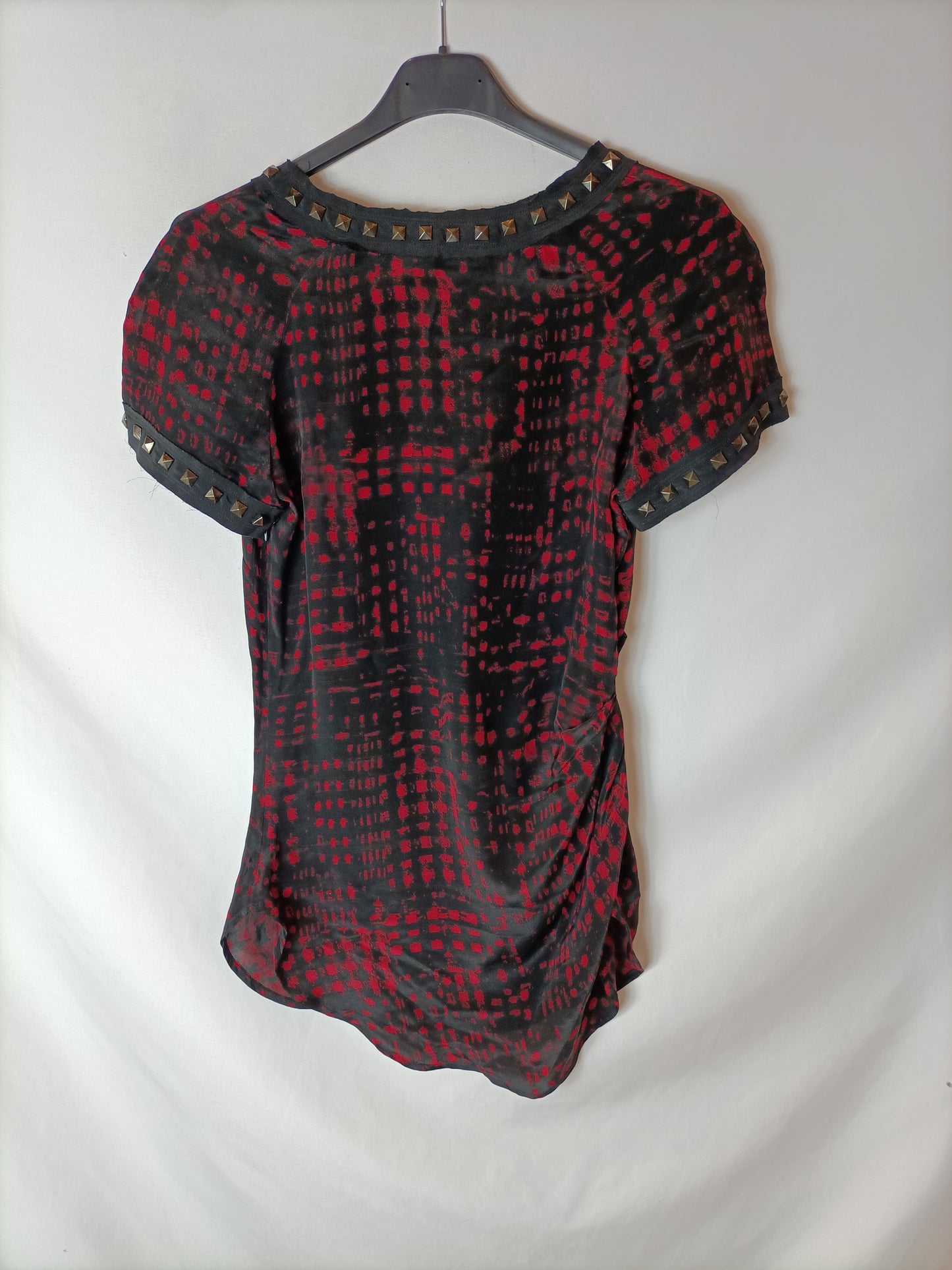 ISABEL MARANT ETOILÉ. Blusa negra seda T.0(xs)