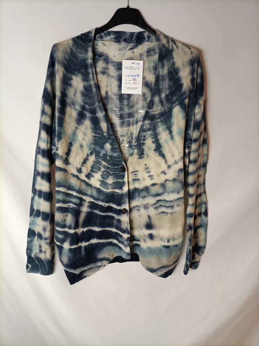 RAQUEL ALLEGRA Cárdigan fino tie dye. T xs(oversized)