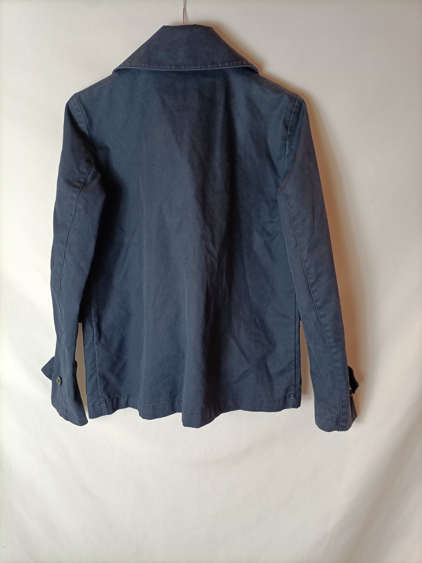 GAP. Gabardina corta azul T.xs