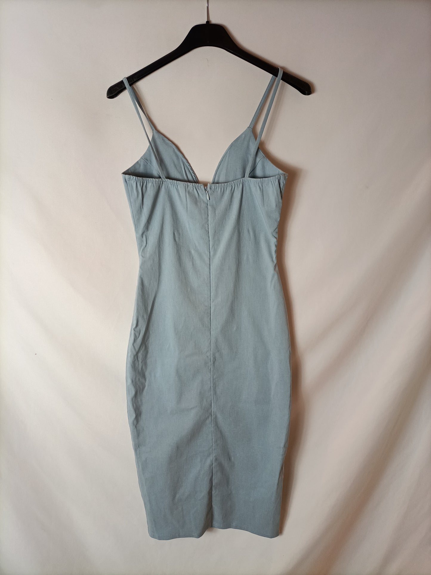 BÄCIO. Vestido midi azul T.s