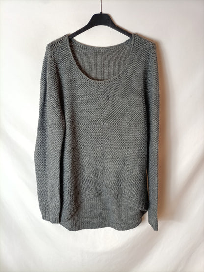 OTRAS. Jersey gris . T M/L