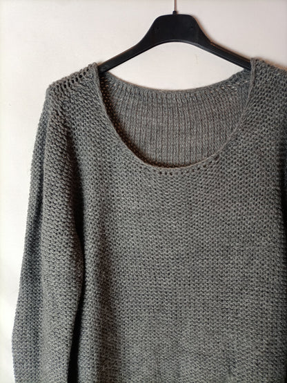 OTRAS. Jersey gris . T M/L