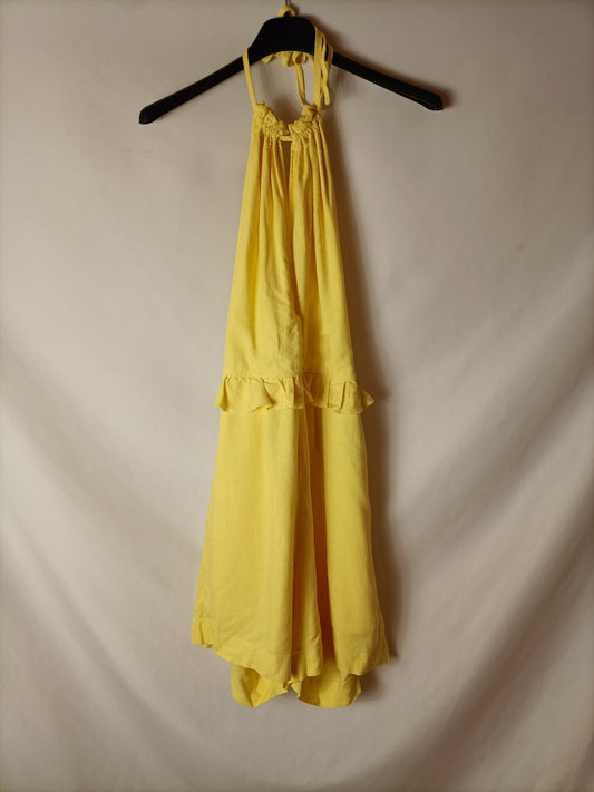 SHEIN. Mono corto amarillo. T XS