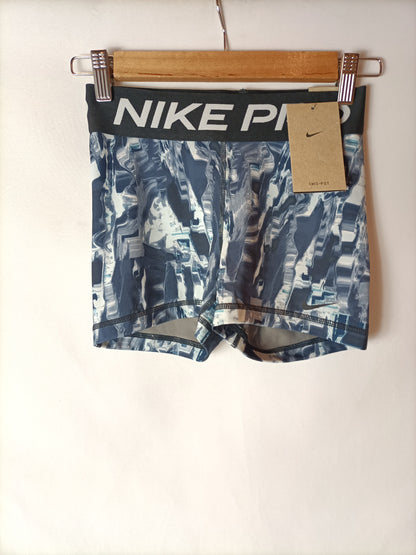 NIKE. Shorts deportivo azul T.xs