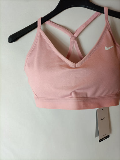 NIKE. Top deportivo rosa T.m