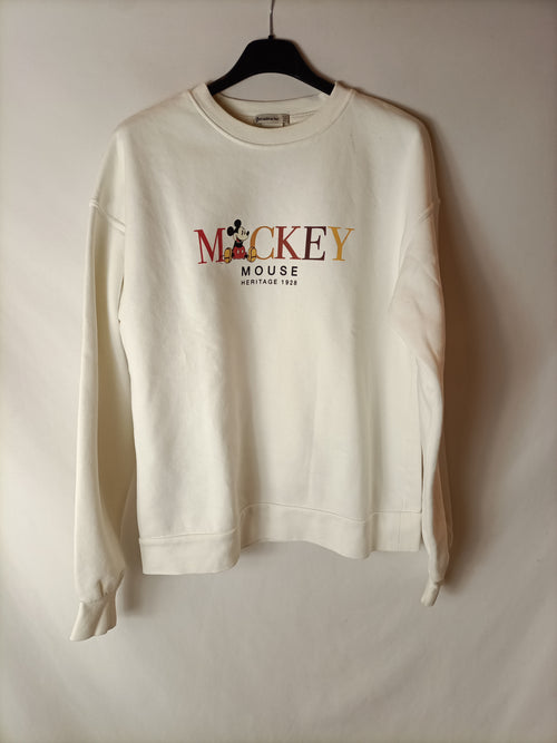 STRADIVARIUS. Sudadera beige disney T.s Hibuy market