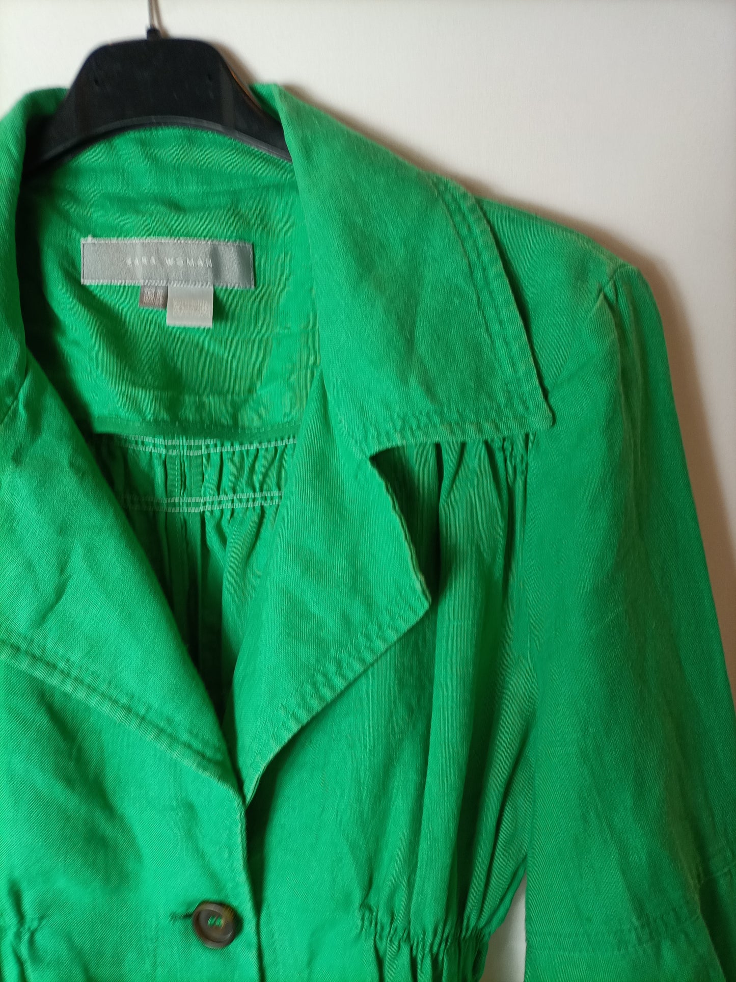 ZARA. Chaqueta lino vintage T.xl(m/l)