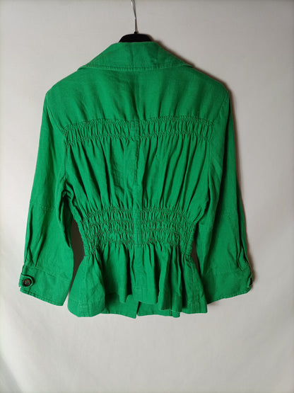 ZARA. Chaqueta lino vintage T.xl(m/l)