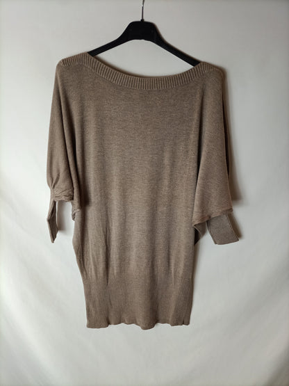 OTRAS. Jersey beige mangas T.u(s)