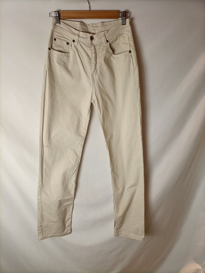 LIBERTO. Pantalón denim beige T.31(34)