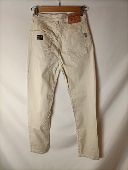 LIBERTO. Pantalón denim beige T.31(34)