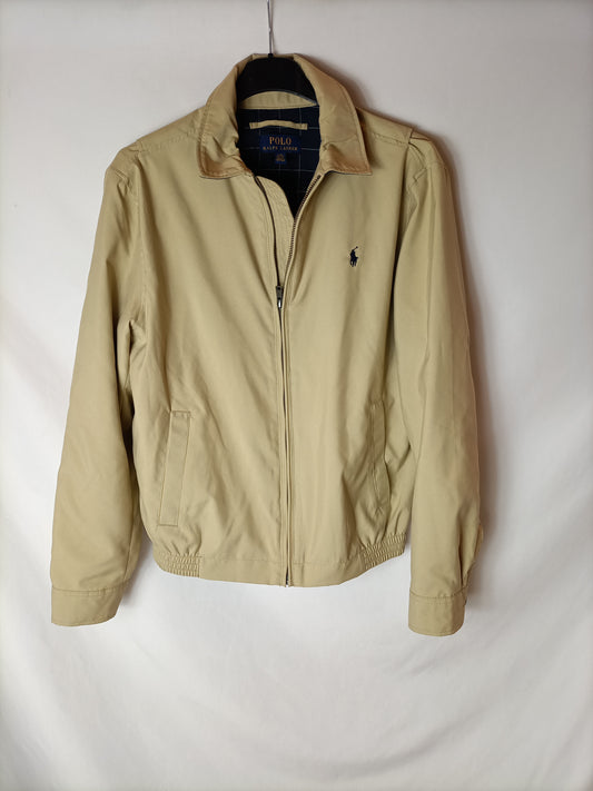 POLO PALPH LAURE. Bomber fina beige T.14/16(xs)