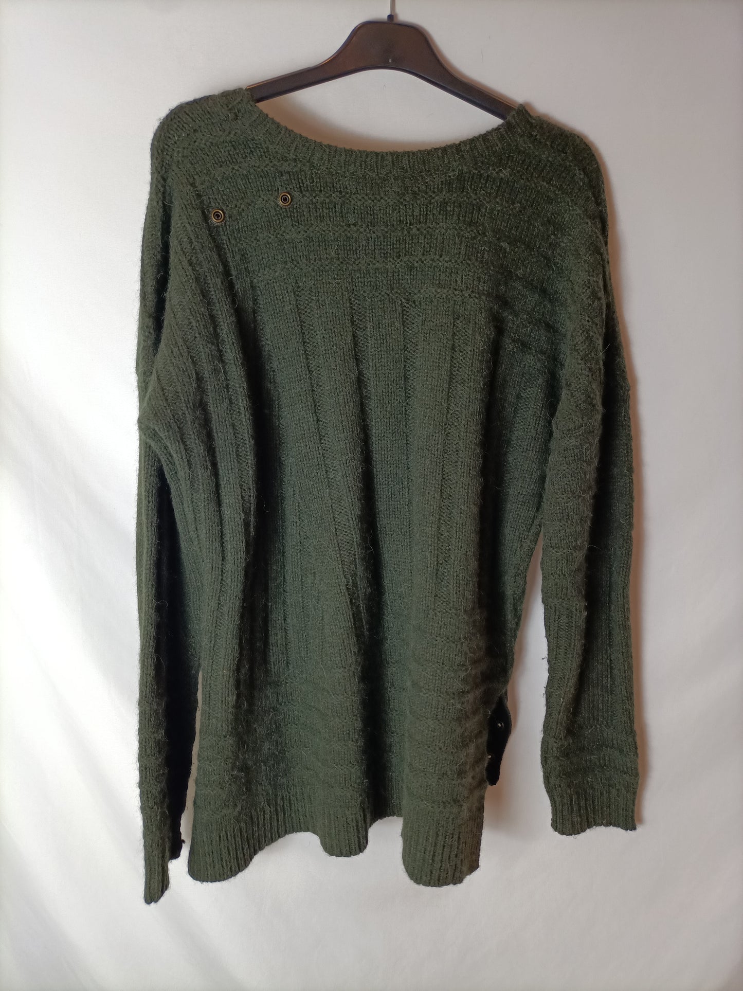 ZADIG&VOLTAIRE. Jersey verde lana T.s