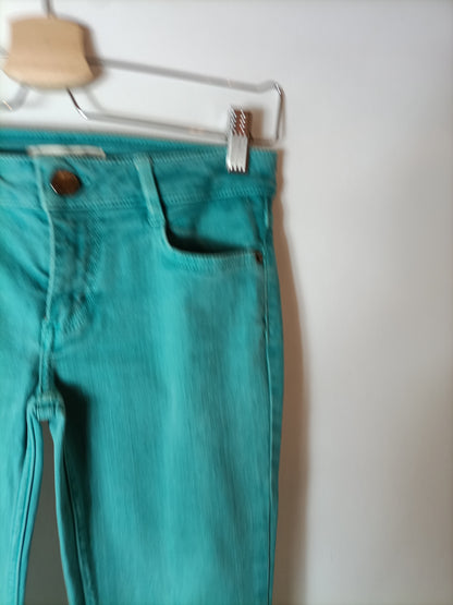 MAJE. Pantalón turquesa T.34