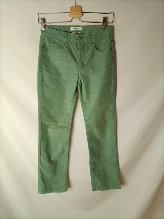 ISABEL ÉTOILE MARANT. Pantalón verde panaT.34