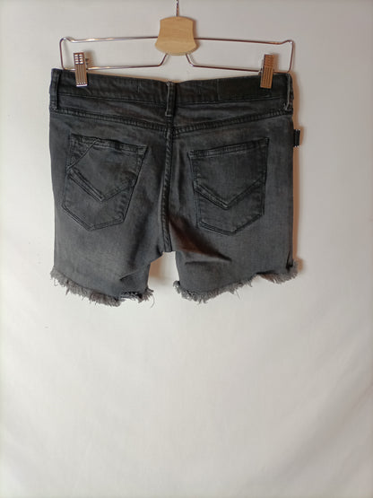 ZADIG&VOLTAIRE. Shorts negros detalle calaveras. T 36