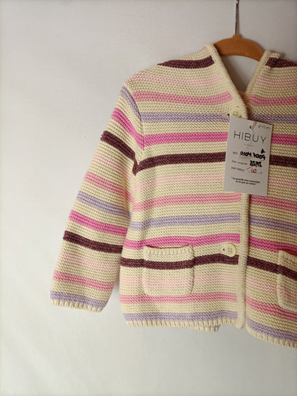 GAP. Chaqueta punto bebe T.6-12 meses