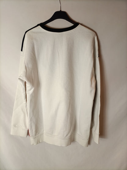 PINKO. Sudadera dibujos oversized. T XS (M) (tara)