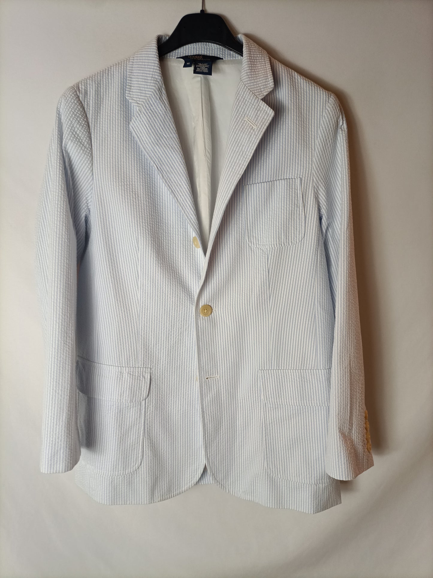 POLO RALHP LAUREN. blazer rayas T.14(xxs)