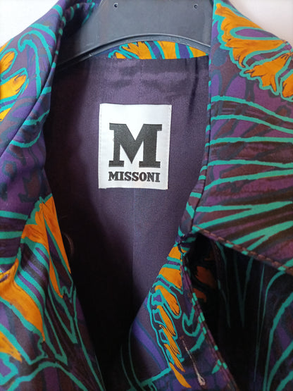 MISSONI. Gabardina estampada. T 40