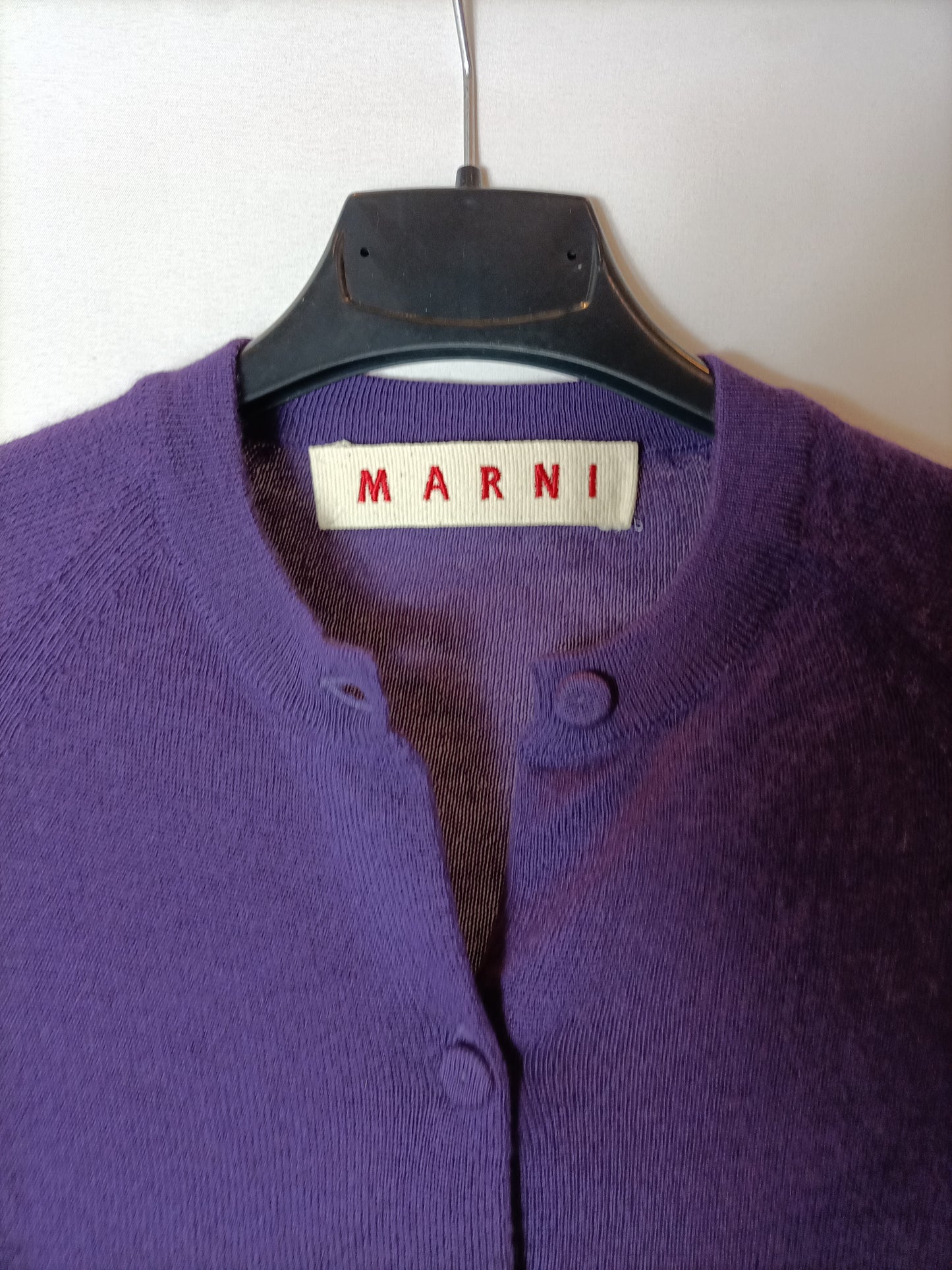 MARNI. Rebeca morada cashmere. T 40(S)