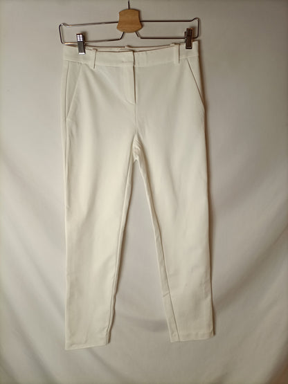 PINKO. Pantalón blanco elástico. T 36