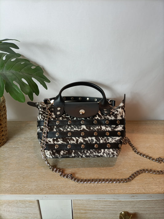 LONGCHAMP. Bolso mini animal print