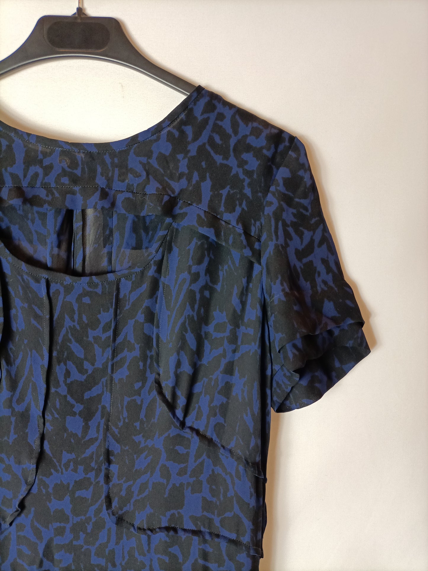 ISABEL MARANT. Vestido corto animal print . T 36