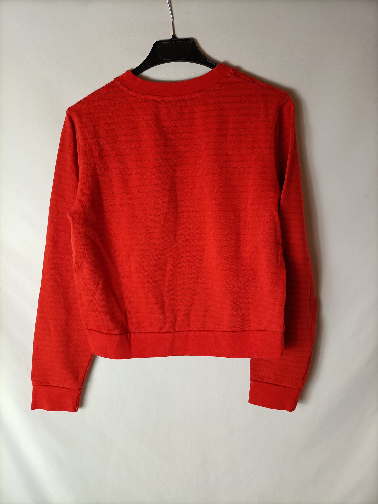 KENZO. Sudadera roja cortita. T M