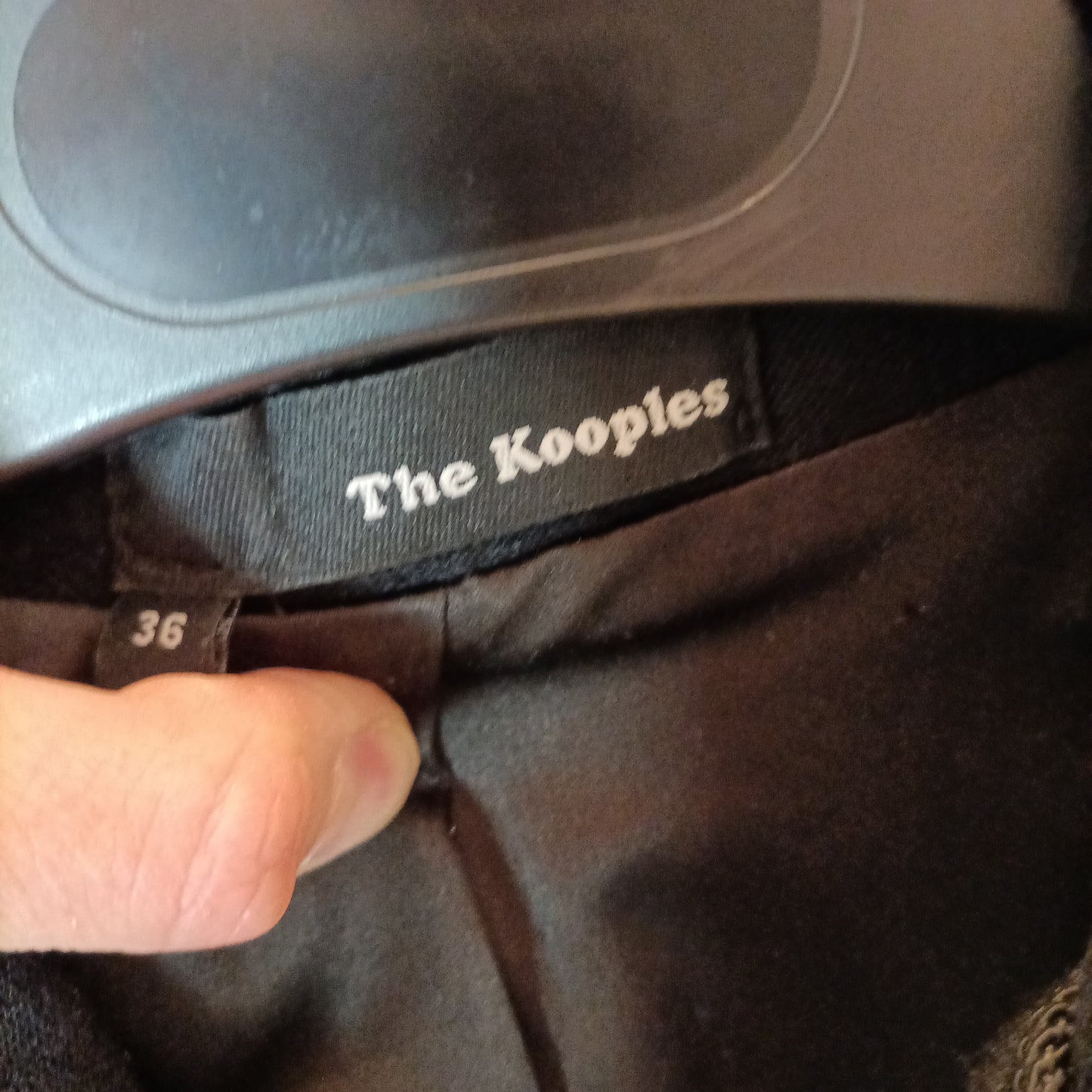 THE KOOPLES. Blazer negra. T 36