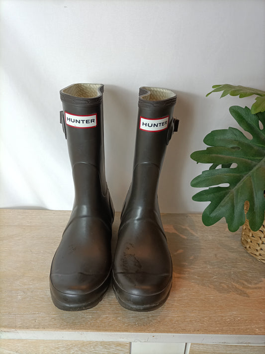 HUNTER. Botas de agua verdes T.35/36