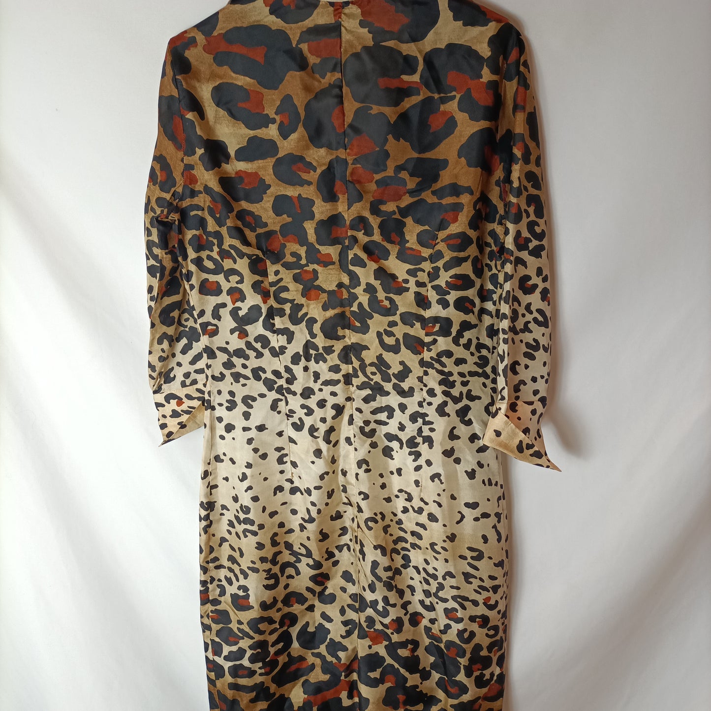 ROBERTO TORRETA. Vestido animal print . T M/L (tara)