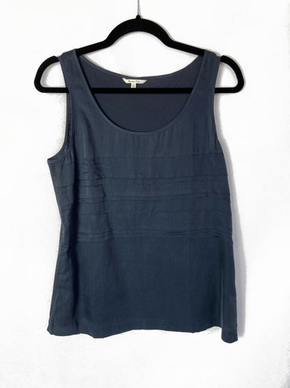 MASSIMO DUTTI. Top punto azul T.L