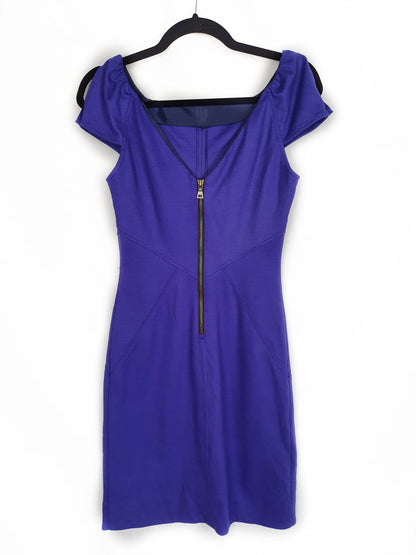 DIANE VON FURSTENBERGS. Vestido morado talla TU