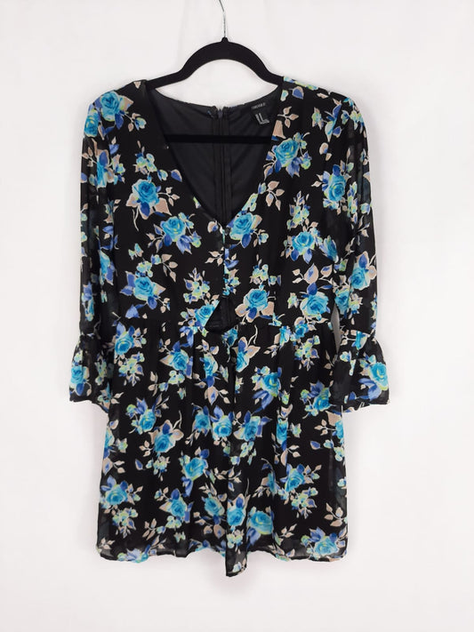 FOREVER 21. Vestido flores talla M