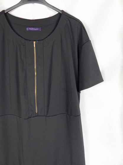 VIOLETA BY MANGO. Vestido negro talla L