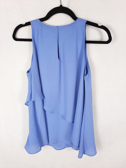 MANGO. Blusa volante T. XS