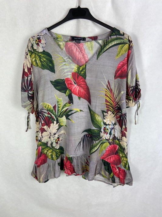 AZAY COLLECTION. Blusa flores T. 50