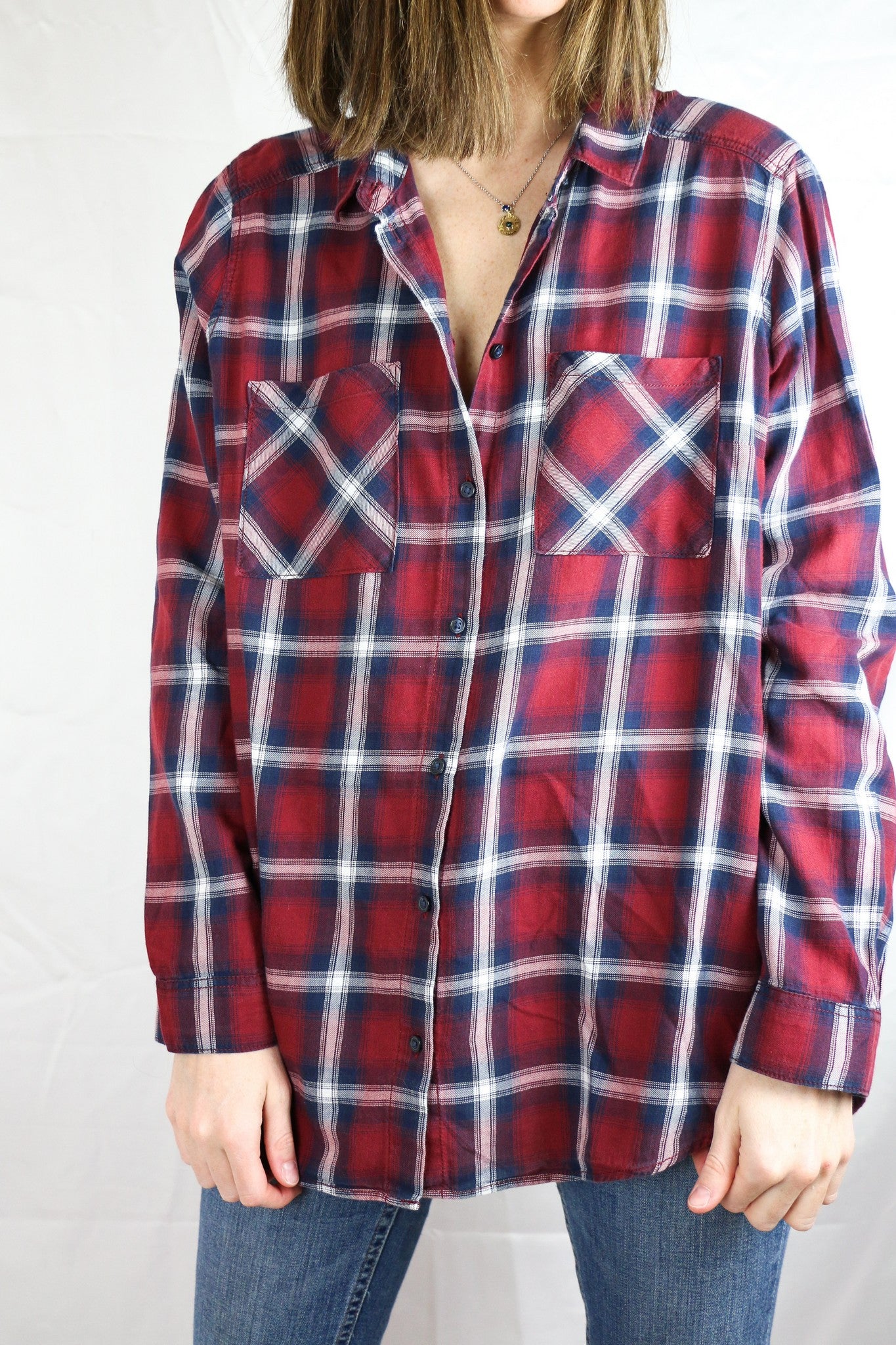 H&M. Camisa cuadros