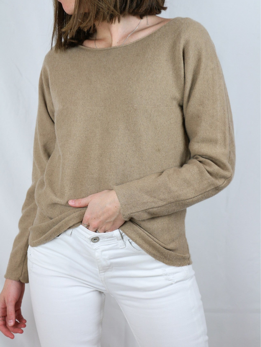 MAX. Jersey camel T.s