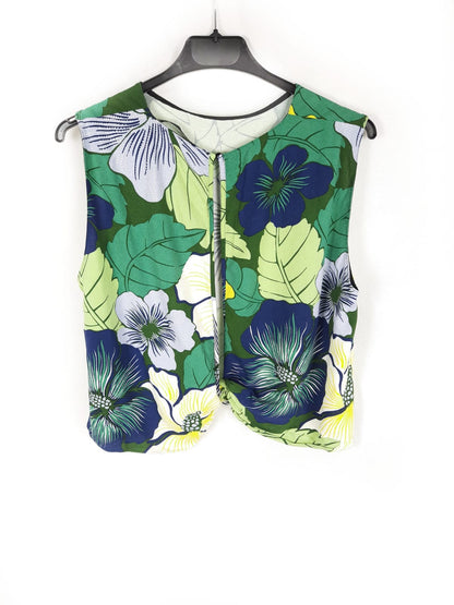 ZARA.Top flores T.m