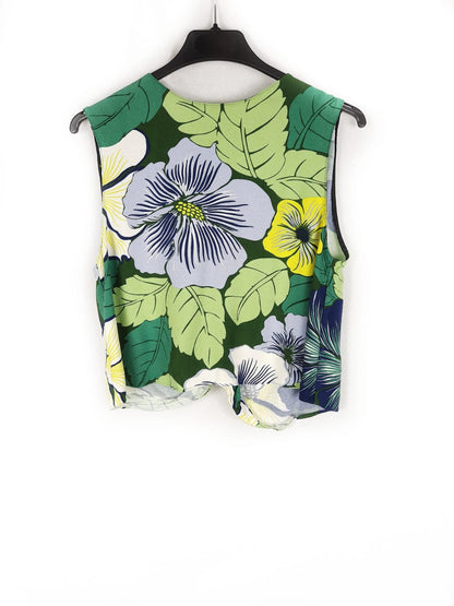 ZARA.Top flores T.m